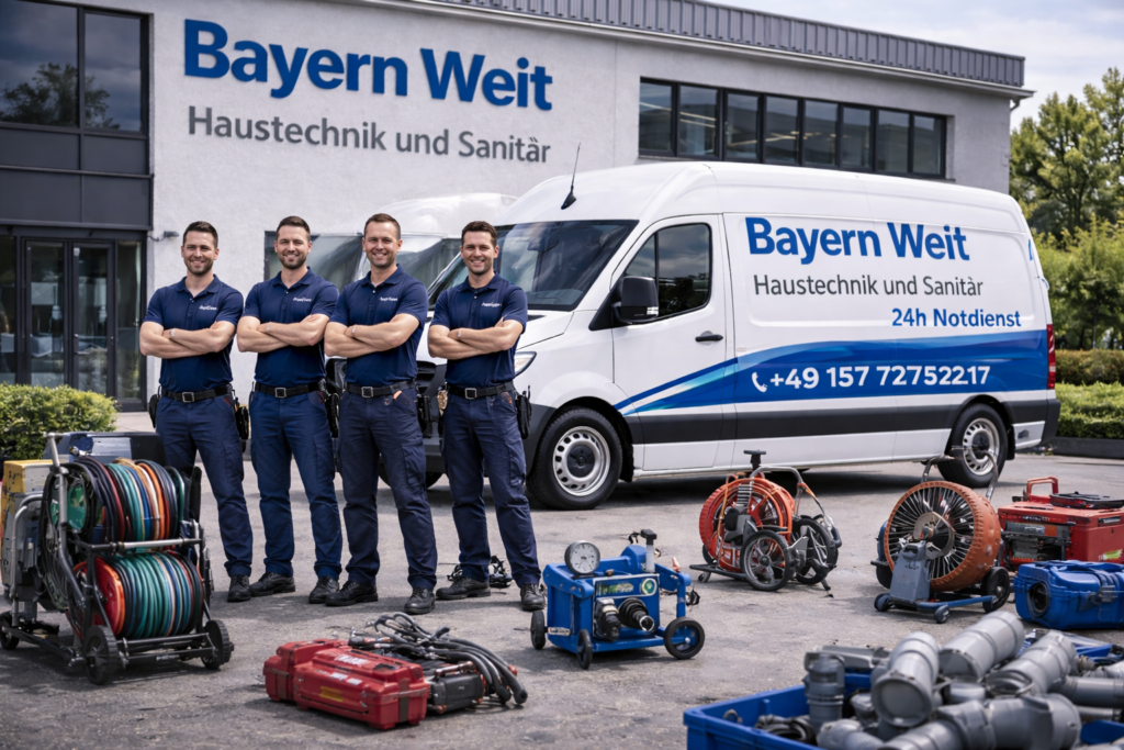 Rohrreinigung Notdienst in München, Regensburg, Ingolstadt & Nürnberg